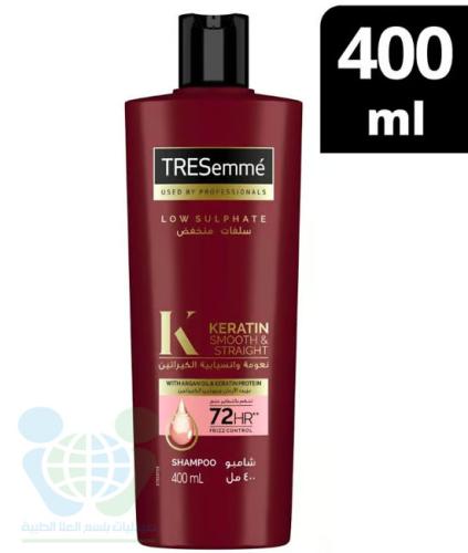 TRESEMME HAIR SHAMPOO KERATIN SMOOTH AND STRAIGHT 400 ML