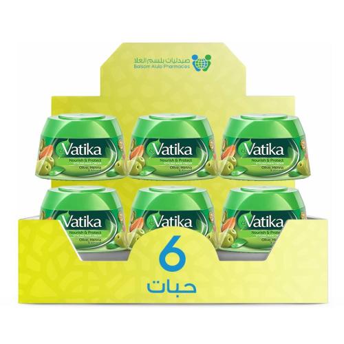 Vatika Hair Cream Nourishes and Protects 210ml * 6 pieces | Value Box