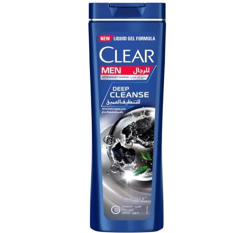 CLEAR HAIR SHAMPOO MEN DEEP CLEANSE ACTIVATED CHARCOAL AND MINT 190 ML