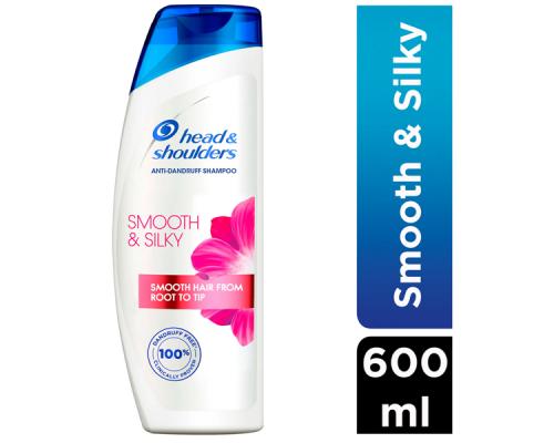 HEAD & SHOULDERS HAIR SHAMPOO LIVELY & SILKY 600 ML