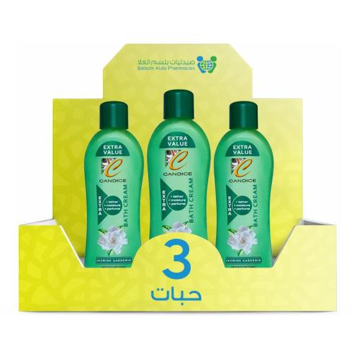 Candice Shower Gel Jasmine Gardenia 1000ml *3 pieces | Value Box
