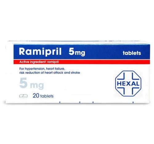 RAMIPRIL SANDOZ 5MG 20TAB