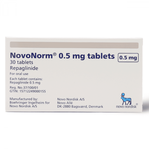 NOVONORM 0.5MG TABLETS 30