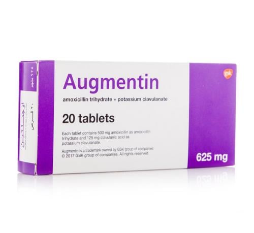 AUGMENTIN 625MG 20TAB
