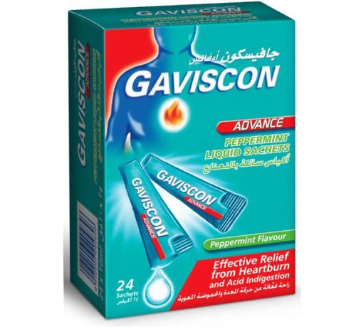 GAVISCON ADVANCE SACHETS 24S X10ML