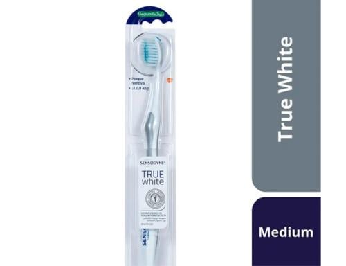 SENSODYNE TOOTHBRUSH TRUE WHITE MEDIUM