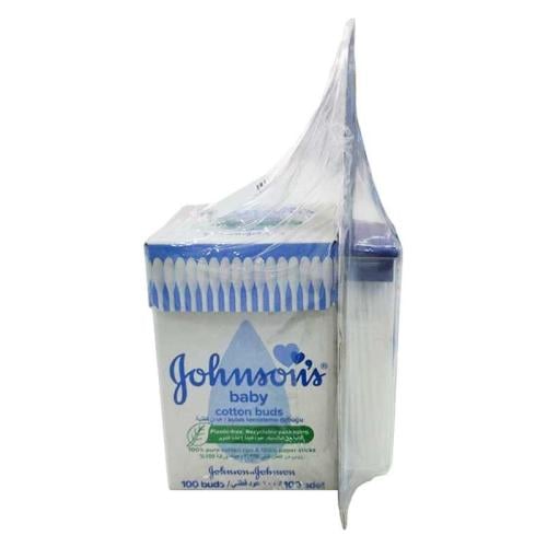 ع خاص جونسون اعواد قطنية 100 + اعواد اسنان تيسي