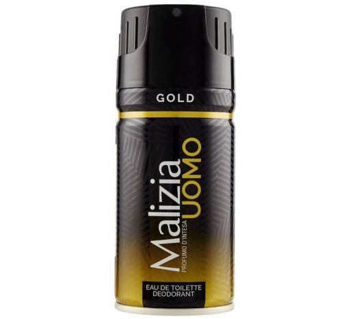 MALIZIA UOMO DEODORANT SPRAY GOLD 150ml