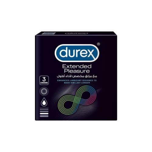 DUREX CONDOM EXTENED PLEASURE 3PCS