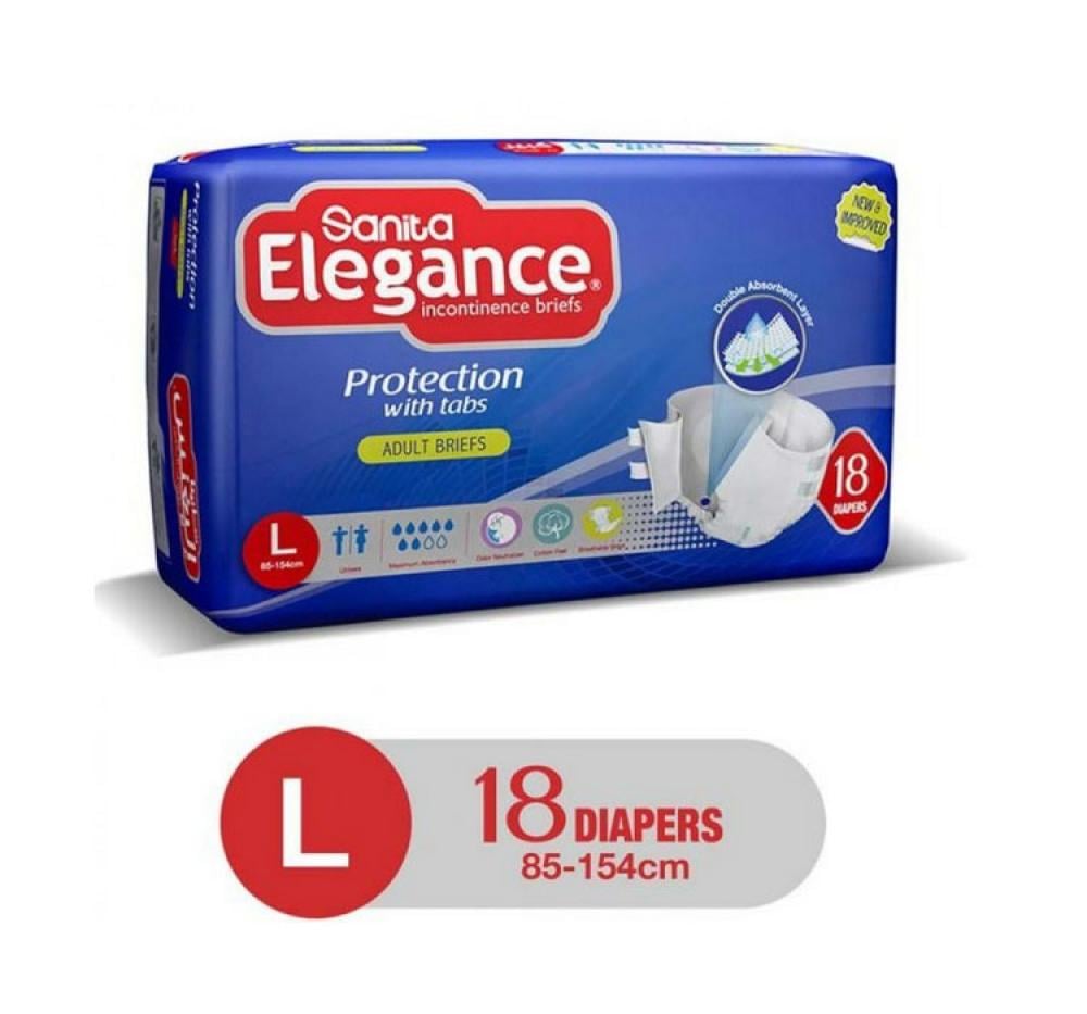 اليجانس حفايض كبار السن بوكس كبير 18 حبة