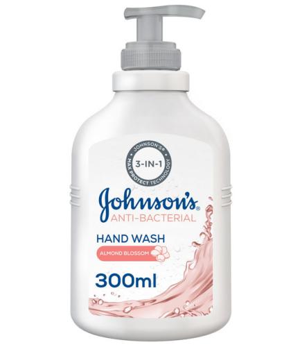 JOHNSON HAND WASH ANTI BACTERIAL ALMOND BLOSSOM 300 ML