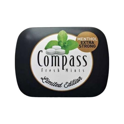 COMPASS BREATH FRESHNER DROPS MENTHOL EXTRA STRONG 50P