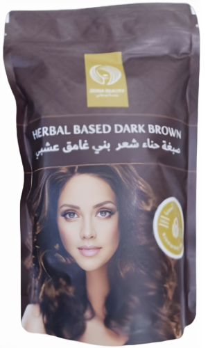 ZEINA BEAUTY HAIR DYE HERBAL DARK BROWN 100 GM