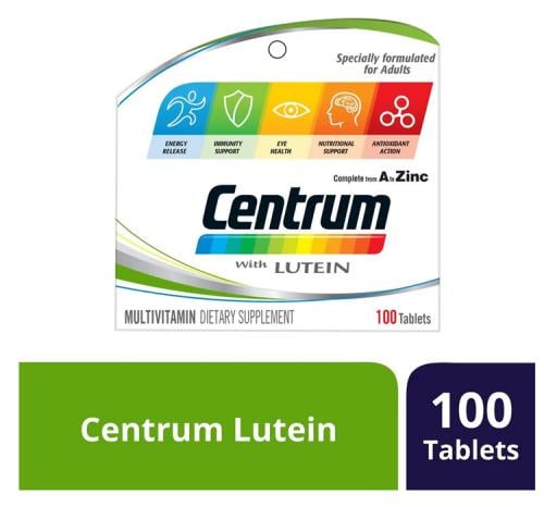 CENTRUM WITH LUTEIN 100TAB