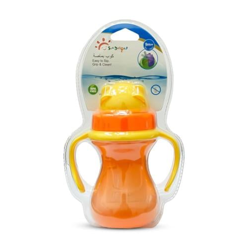 SUN DELIGHT FLIP STRAW CUP 190ML 33937