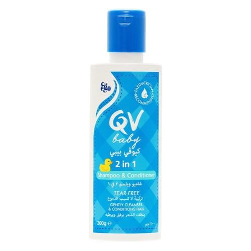 Q V BABY 2 IN 1 SHAMPOO 200ML