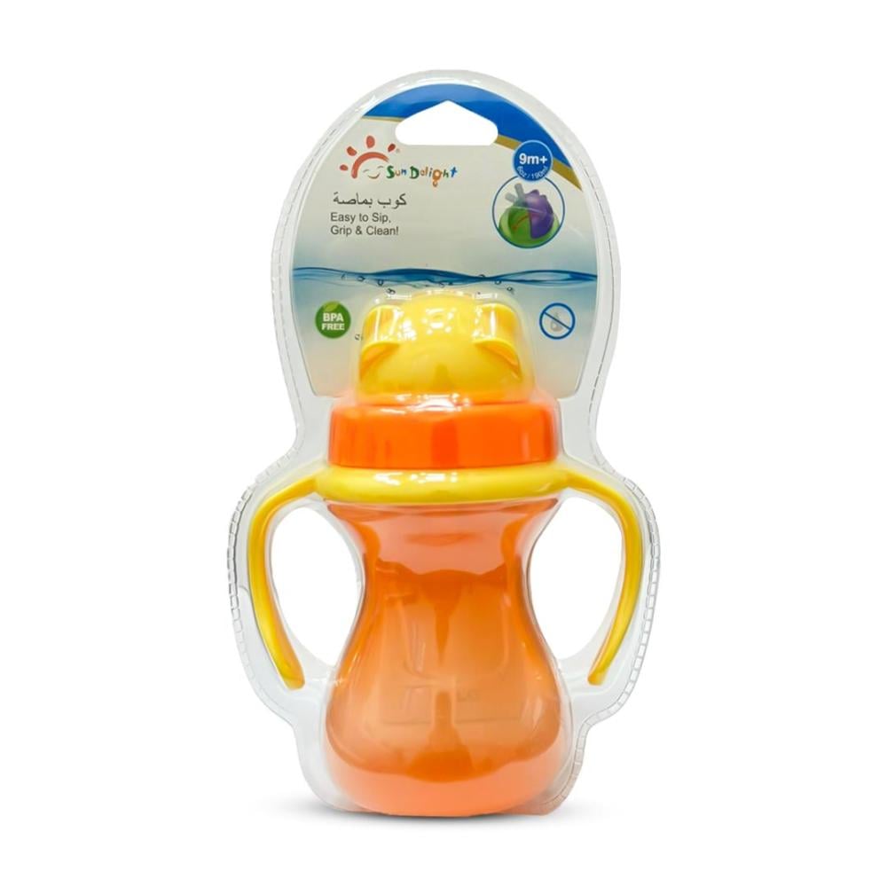 SUN DELIGHT FLIP STRAW CUP 190ML 33937