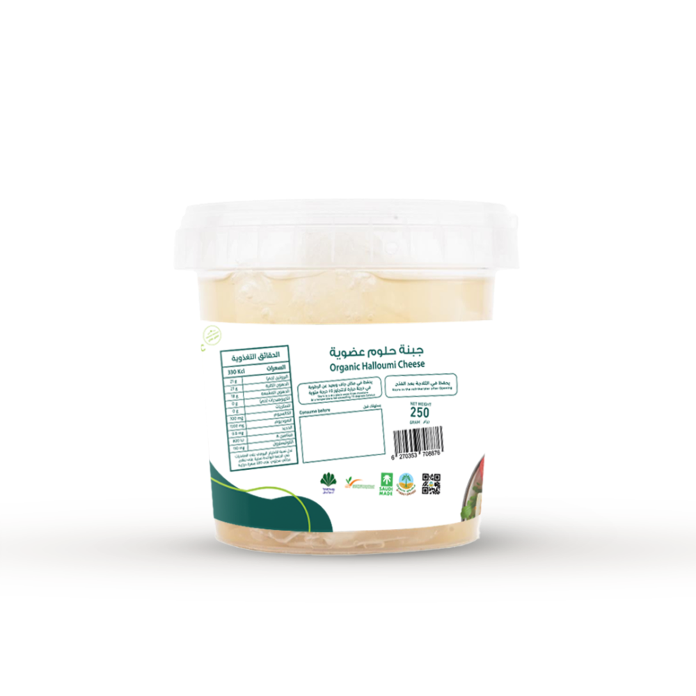 جبنة حلوم عضوي 250 جرام
