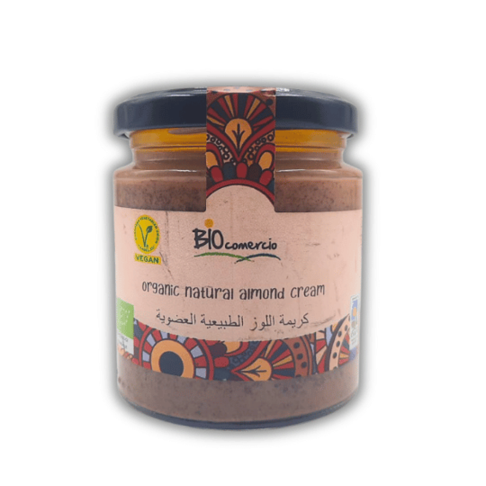 زبدة اللوز العضوية