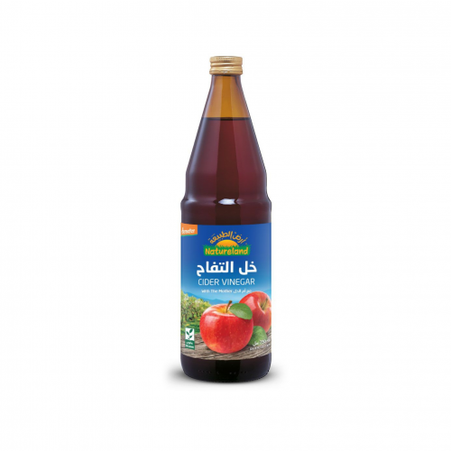 خل التفاح غير مفلتر عضوي - أرض الطبيعة
