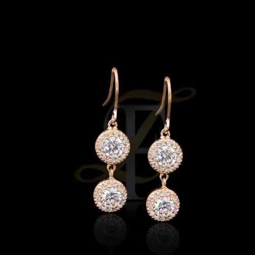 حلق (زركون) فضة عيار 925