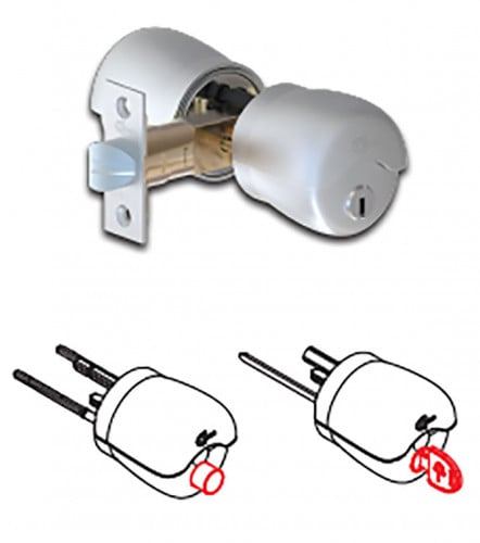 كيلون رمانه مفتاح وضغط لون سلفر