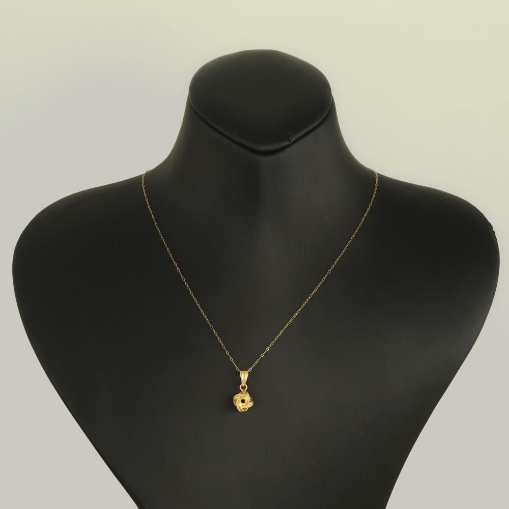 عقد ذهب مبروم  ( عيار 18 )