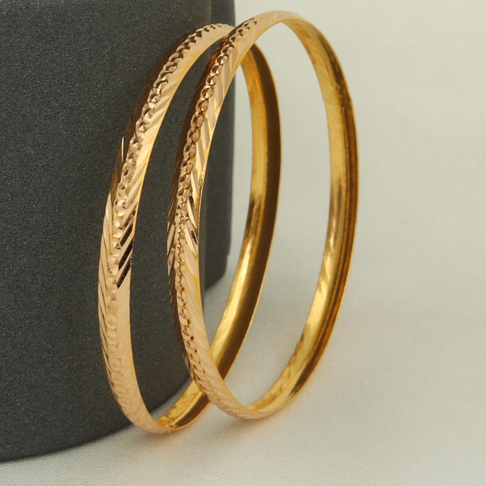 بنجرة ذهب ليزر مخططة للمواليد ( عيار 21 )