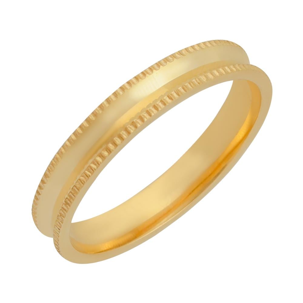 دبلة ذهب ناعمة  ( عيار 18 )