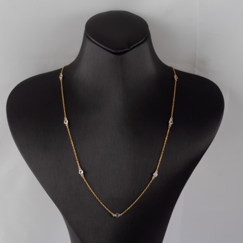 سلسال ذهب بالفصوص ( عيار 18)