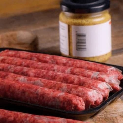 سجق لحم بقري - لحم السجق