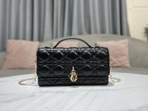 LADY DIOR TOP HANDLE CLUTCH