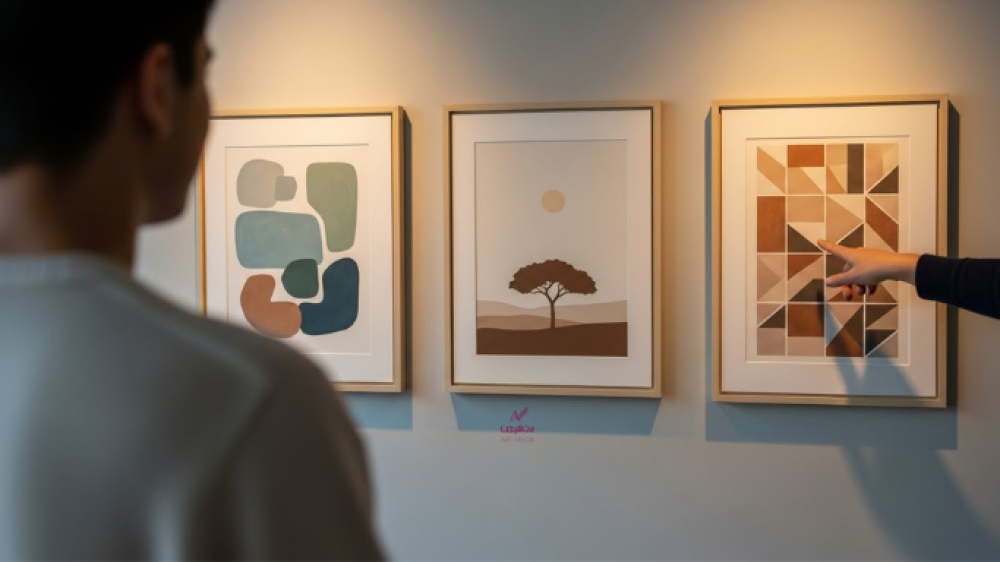 اختيار اللوحات المناسبة: دليل تنسيق اللوحات للمنزل والمكتب