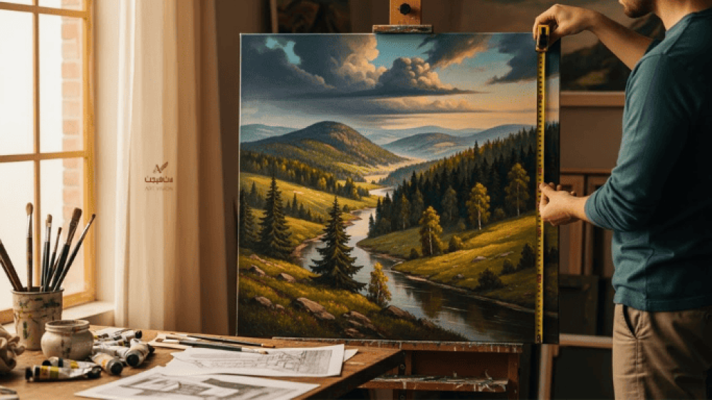 مقاس اللوحات الجدارية: كيف تختار الحجم المناسب لكل حائط