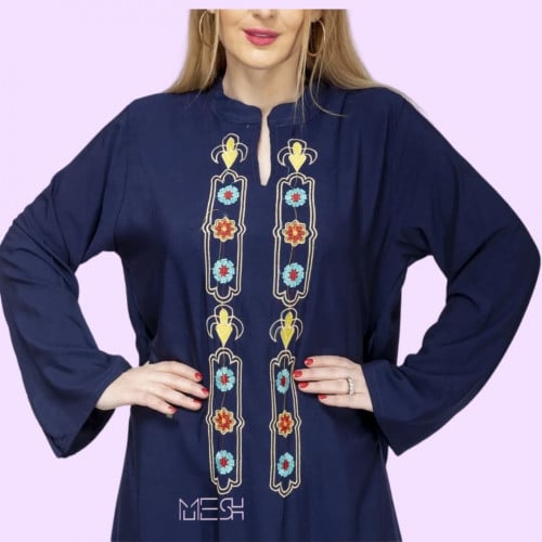 جلابيه قطنيه مطرزه