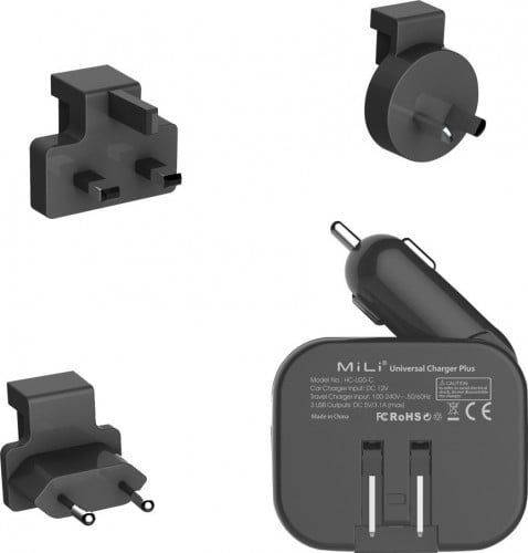 ميلي Mili Universal Charger Plus Wall / Car Charge...