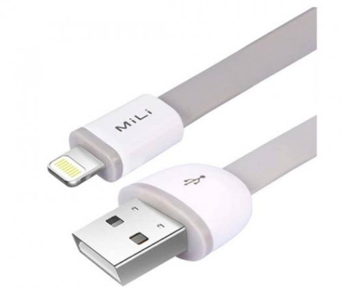 ميلي MiLi Lightning To USB-A Flat Cable (معتمد من...