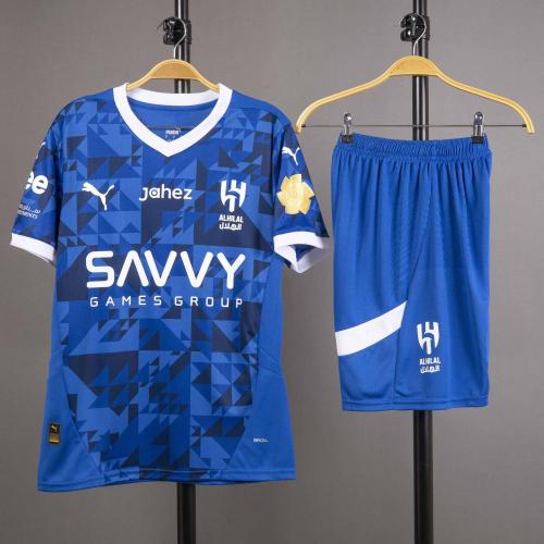 طقم الهلال الاساسي اللون الازرق الجديد موسم 2024/2...