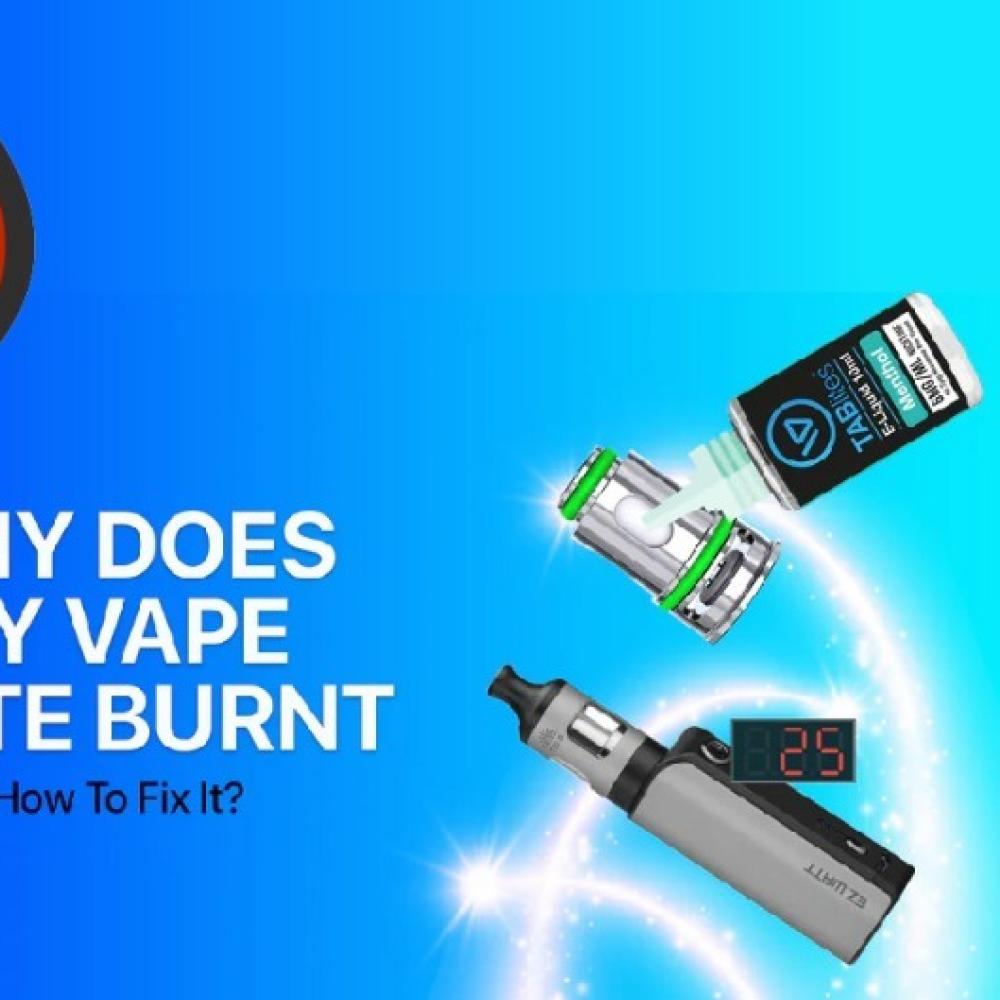 How to remove the burning taste from the vape