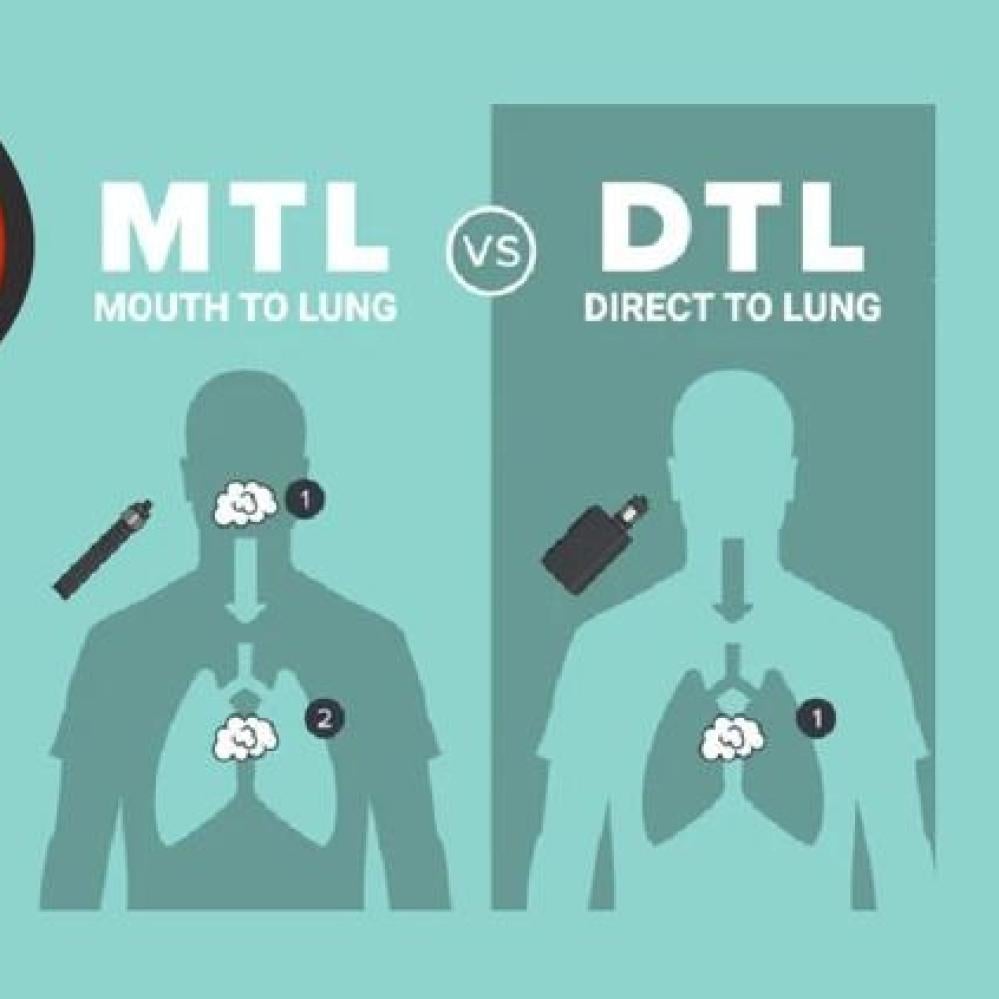 مالفرق بين نكهات ليكويد الفيب mtl و DL
