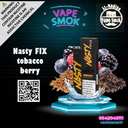 Nasty Fix Tobacco 600 Draws Ready To Draw