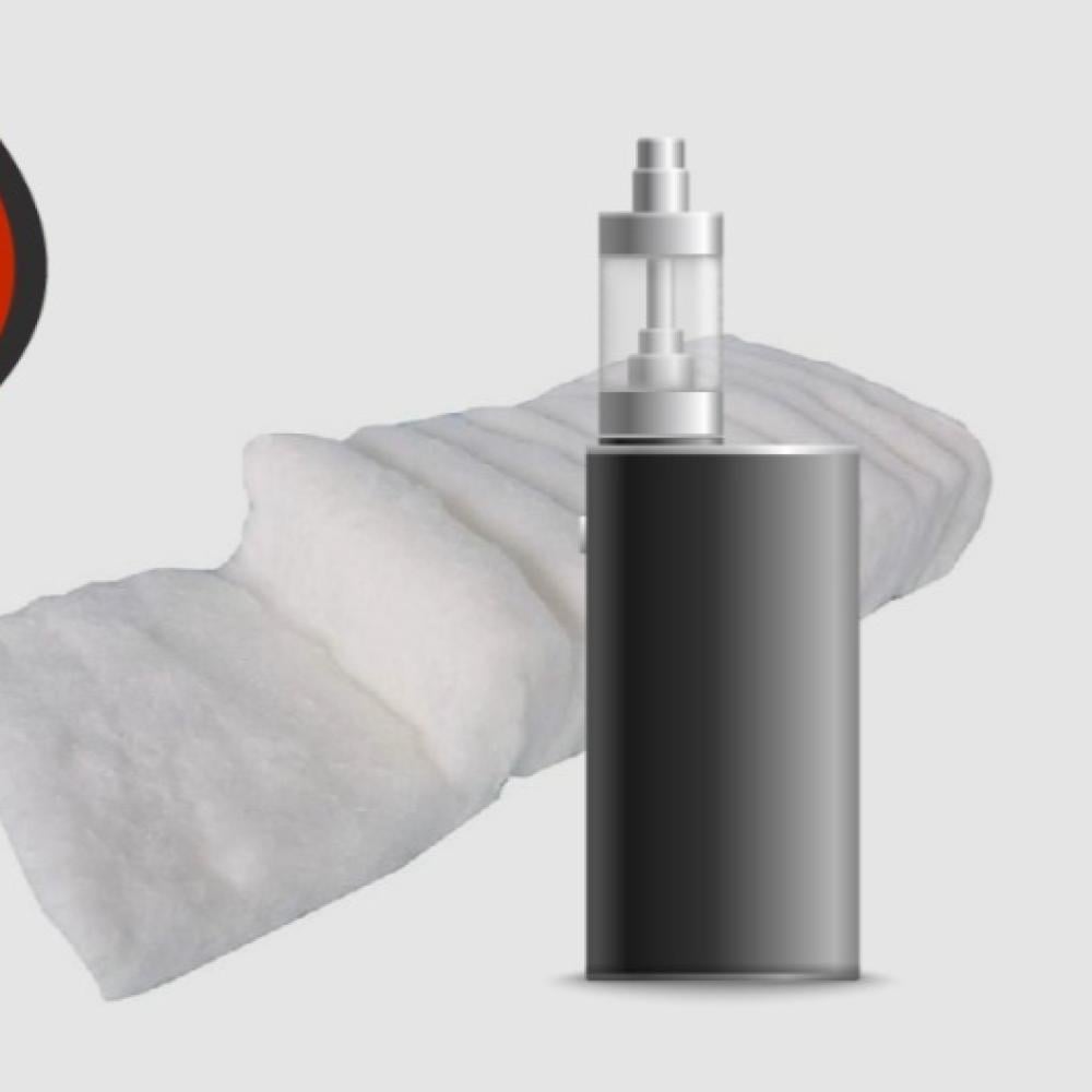 Is it safe to use medical cotton in electronic cigarettes
