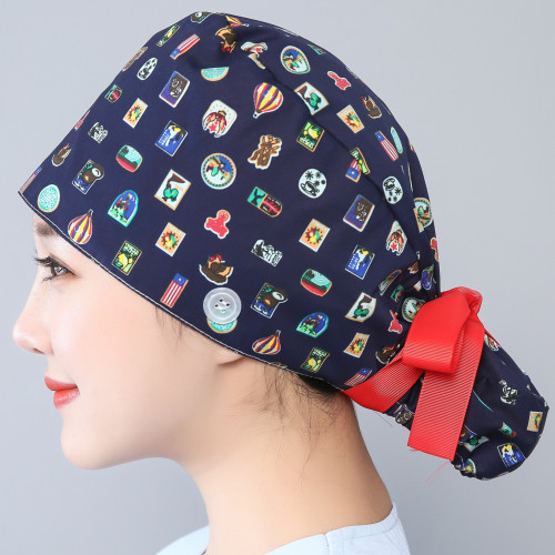 باندانا جراحية أزرق كاب Surgical Cap