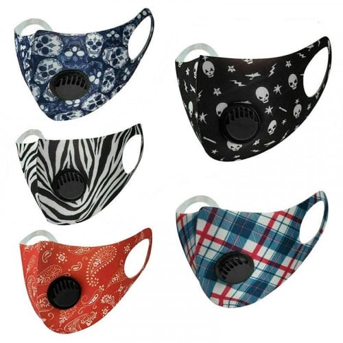 كمام قماشي ألوان بفلتر Face Mask