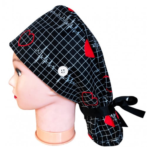 باندانا جراحية قلوب كاب Surgical Cap