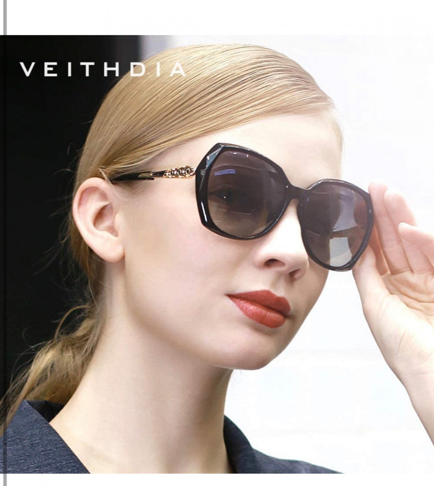 نظارة نسائية من KH VEITHDIA Polarized Sunglasses for Women Sun Glasses Fashion Ladies Shades UV Protection
