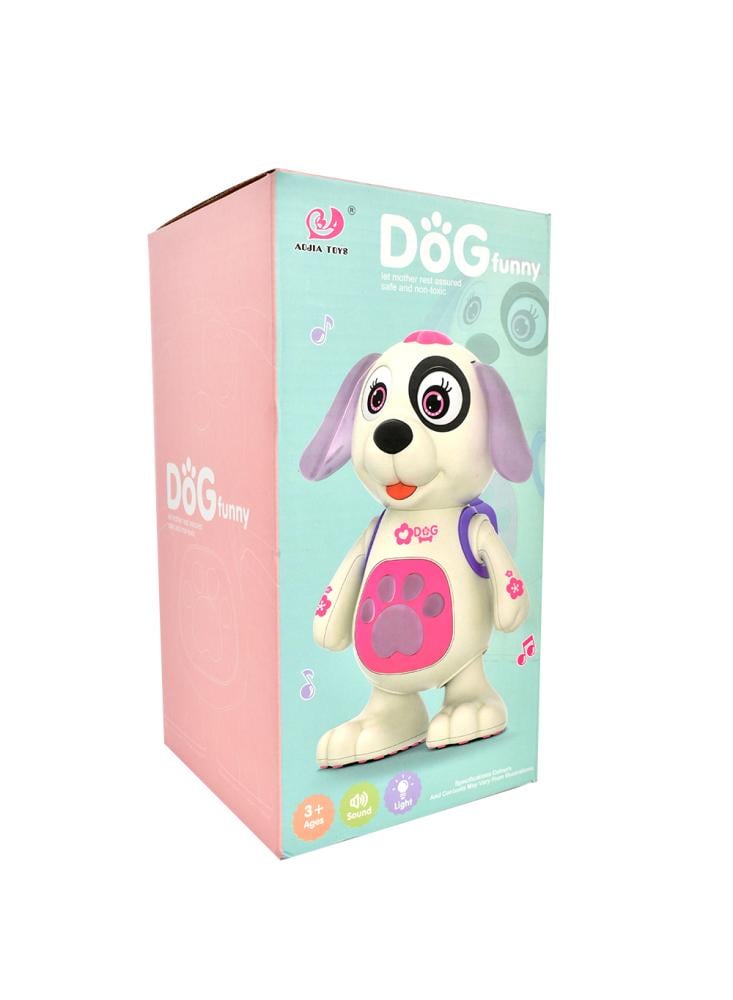 لعبة الكلب الراقص مع الموسيقى والضوء