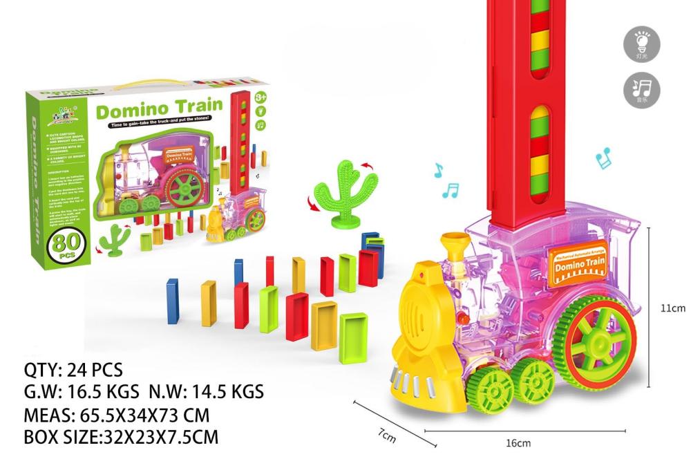 قطار الدومينو السحري