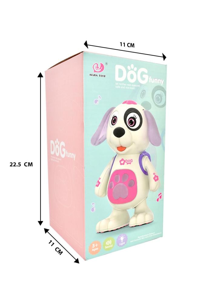 لعبة الكلب الراقص مع الموسيقى والضوء