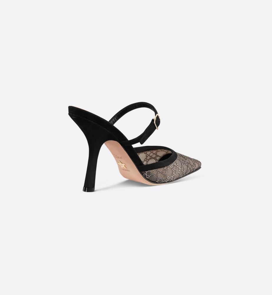كعب ديور بطول ١٠ سم Dior Capture Heeled Mule Modna